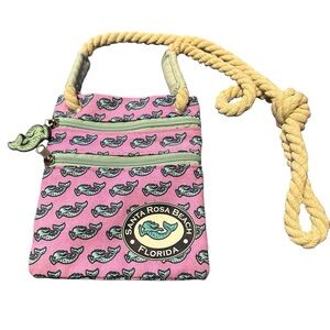 Santa Rosa Beach Pink Crossbody Bag